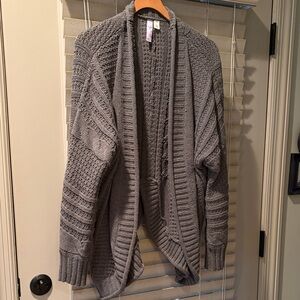 Alya Charcoal Women's Knit Cardigan
